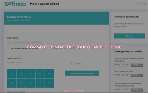 sofinco contact gratuit|Comment contacter Sofinco